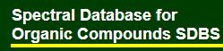 Spectral Database for Organic Compounds, SDBS